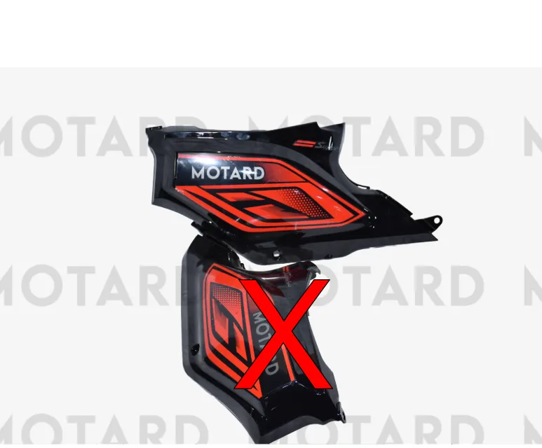 CARTER LATERAL DROIT AV - V8 (Noir)