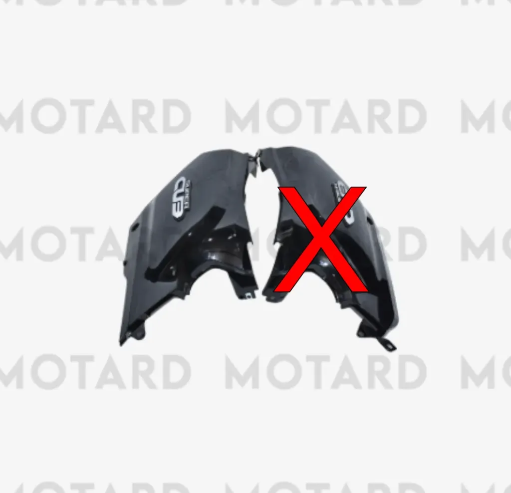 CARTER LATERAL AV GAUCHE -V6 (Noir)