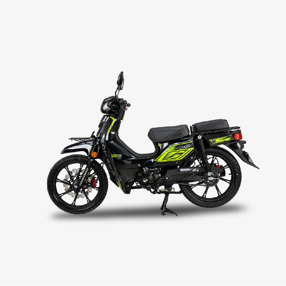 MOTO SUPERCUB 49CC V8 (Noir/Vert)